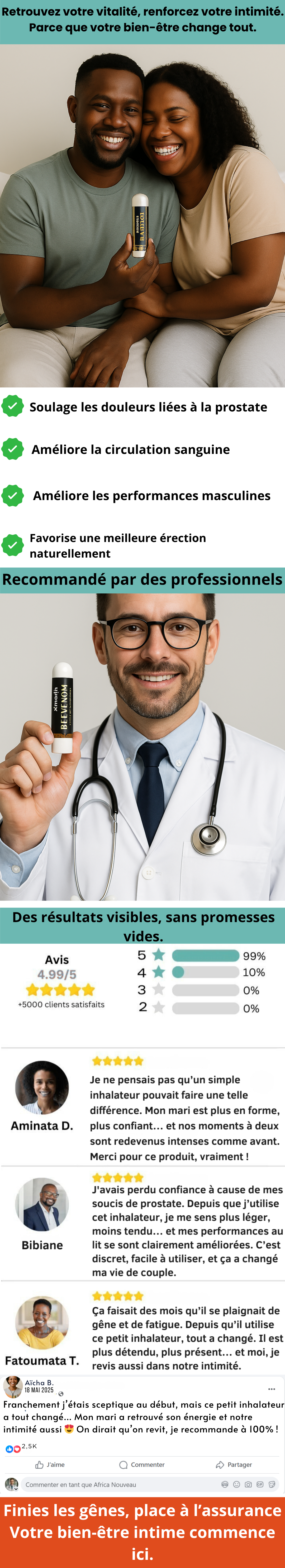 Inhaleur Prostate au Venin d'Abeille | Retrouvez une érection en 3 minutes!