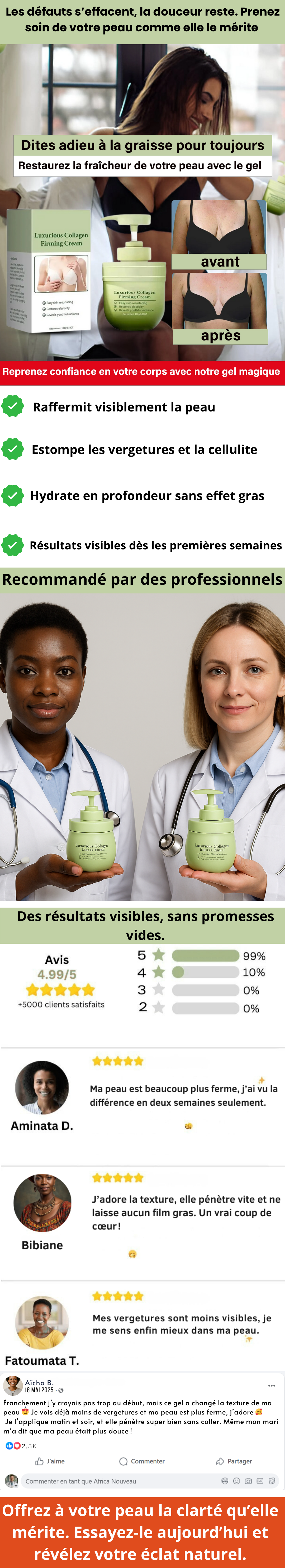 Gel Corporel Soin de Peau