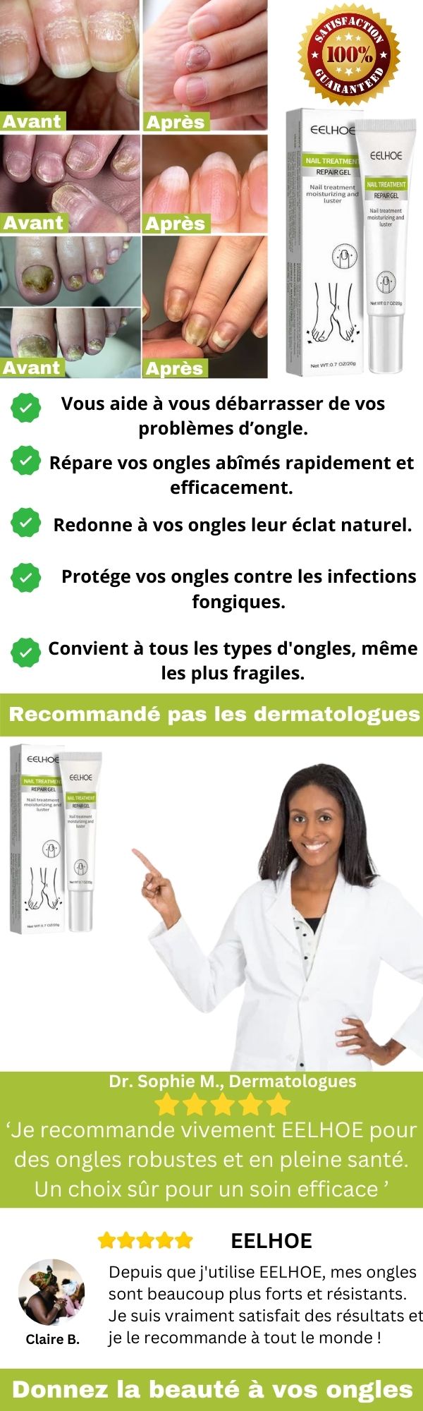 Sérum Réparateur pour Ongle