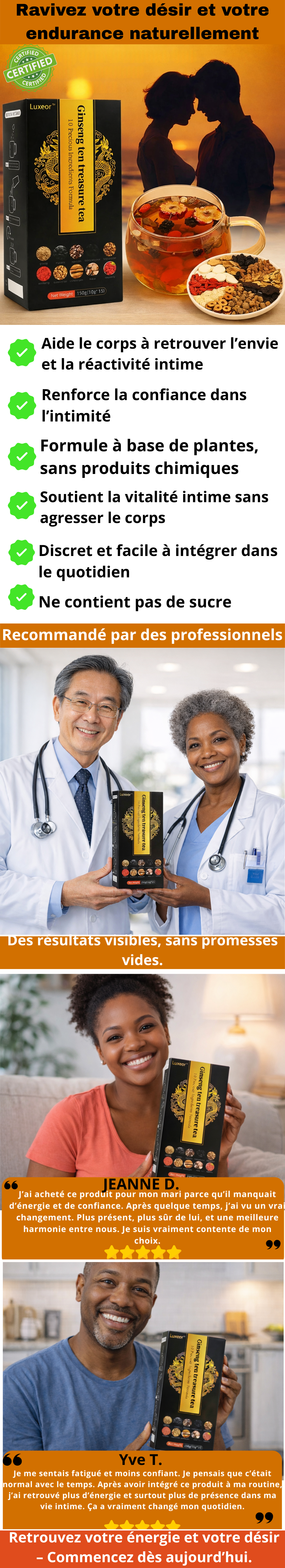 Ravivez votre désir et votre endurance naturellement avec le Thé au ginseng ng
